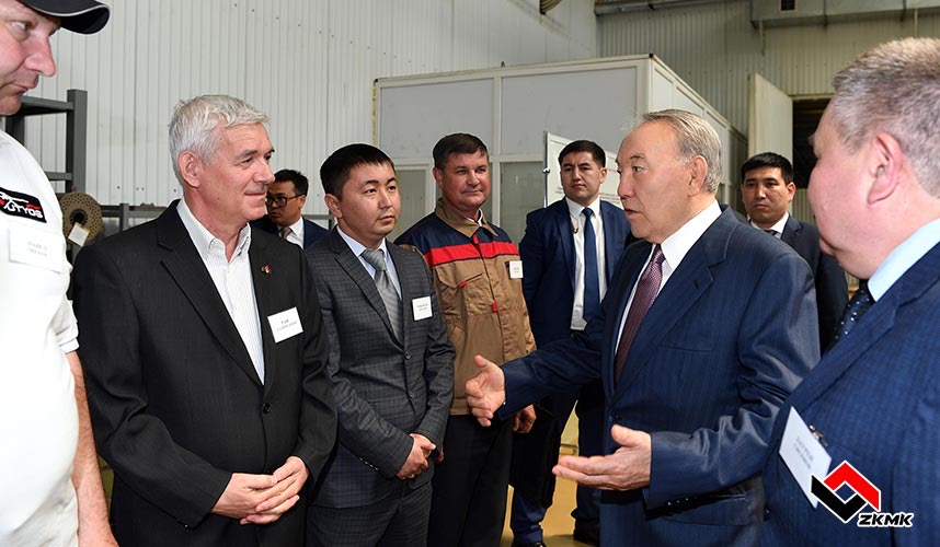 визит президента Республики Казахстан на АО 